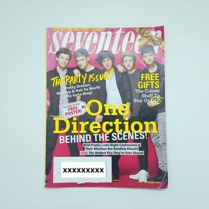 2013 DECEMBER / 2014 JANUARY SEVENTEEN MAGAZINE ONE DIRECTION COVER - Pre-owned